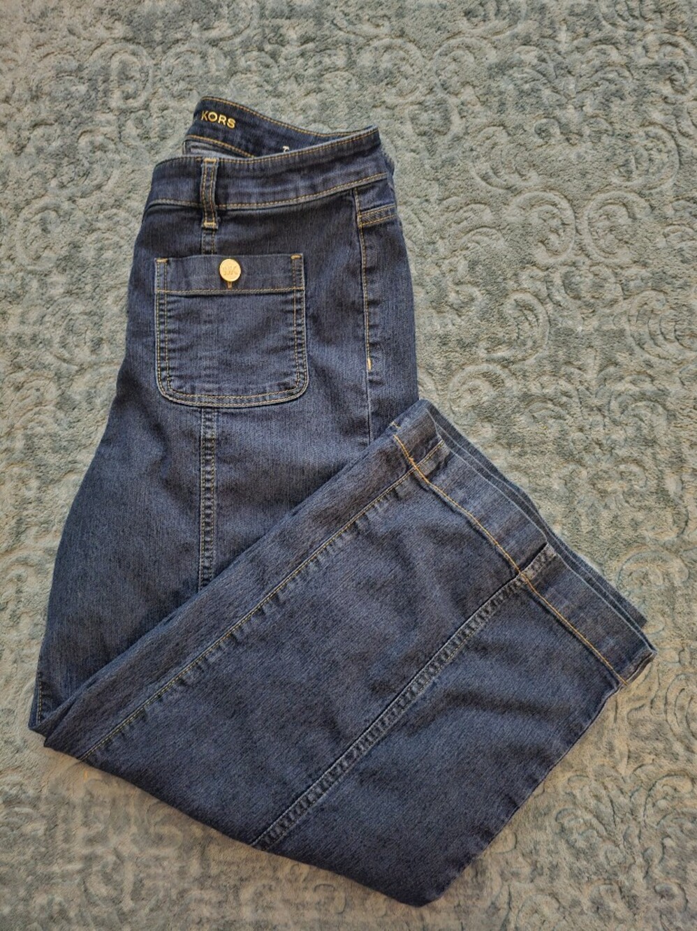 Michael Kors Wide Leg Jeans Women Size 10